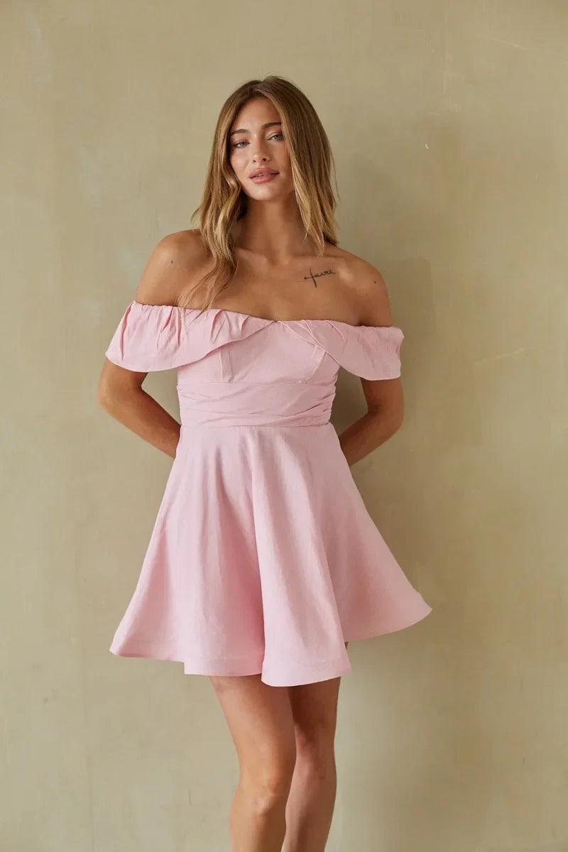 Ava Fit and Flare Mini Dress