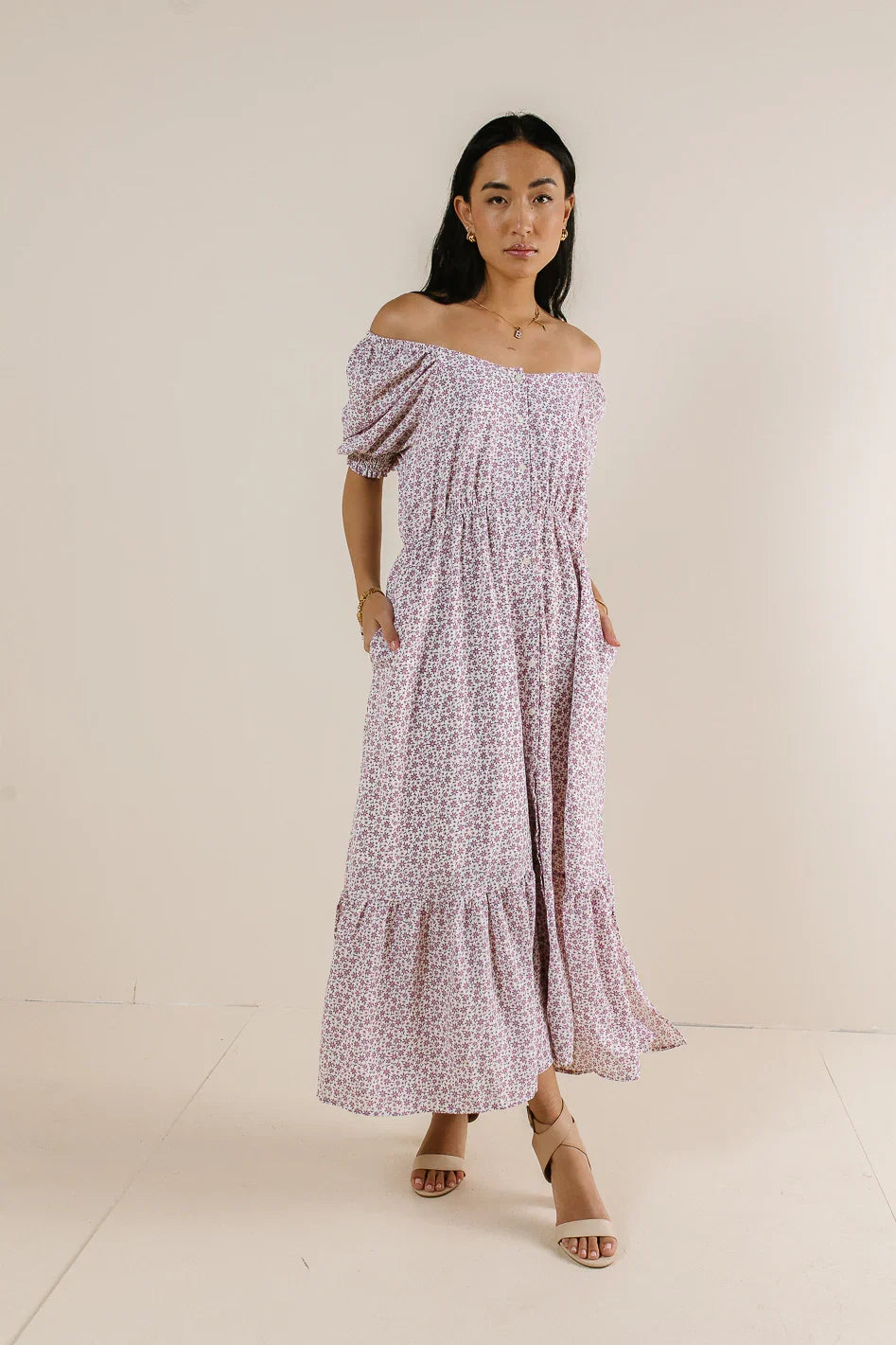 Isla Floral Button Up Dress FINAL SALE