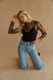 Erica Mesh Long Sleeve Top