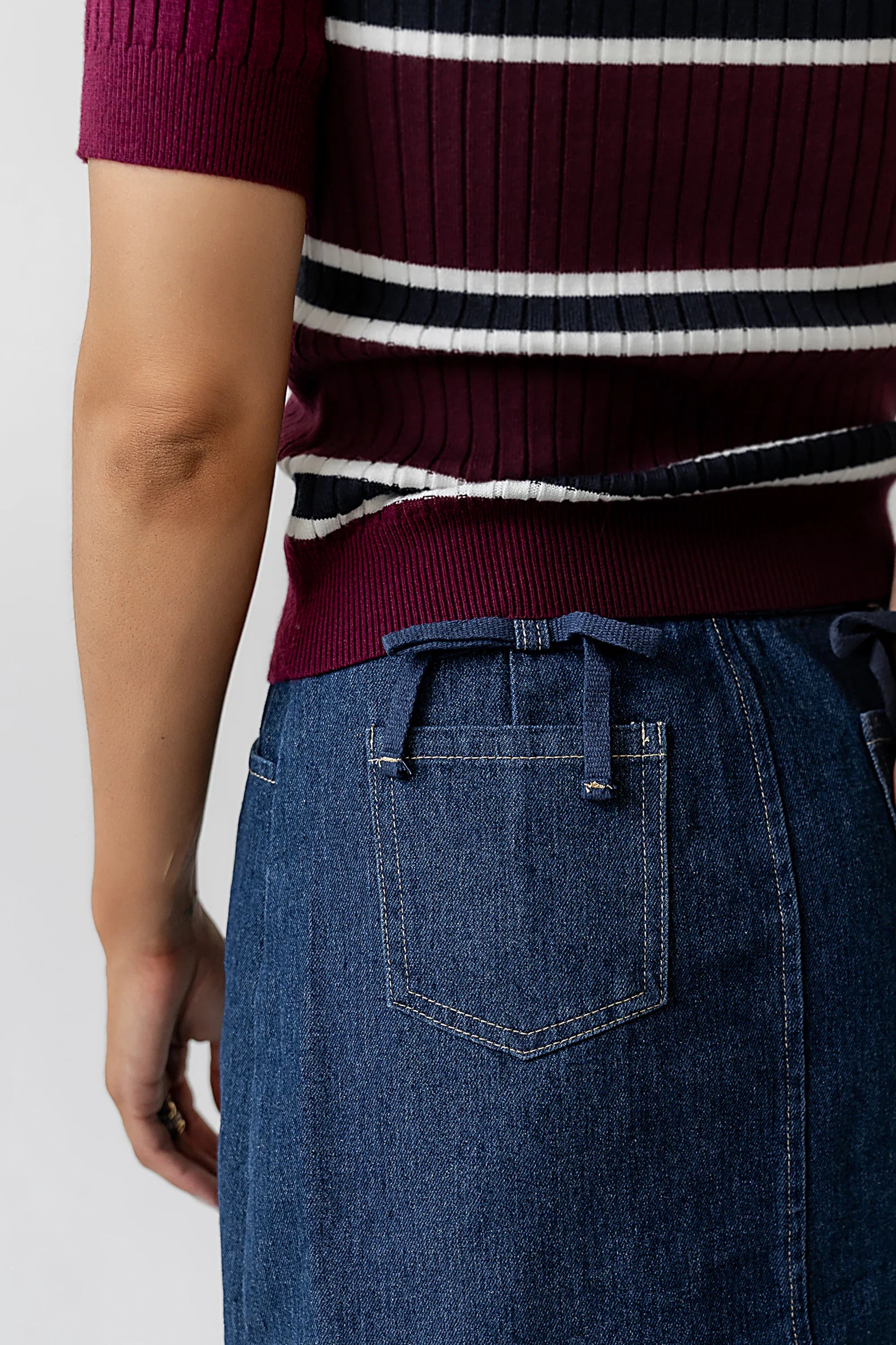 Saylor Denim Mini Skirt
