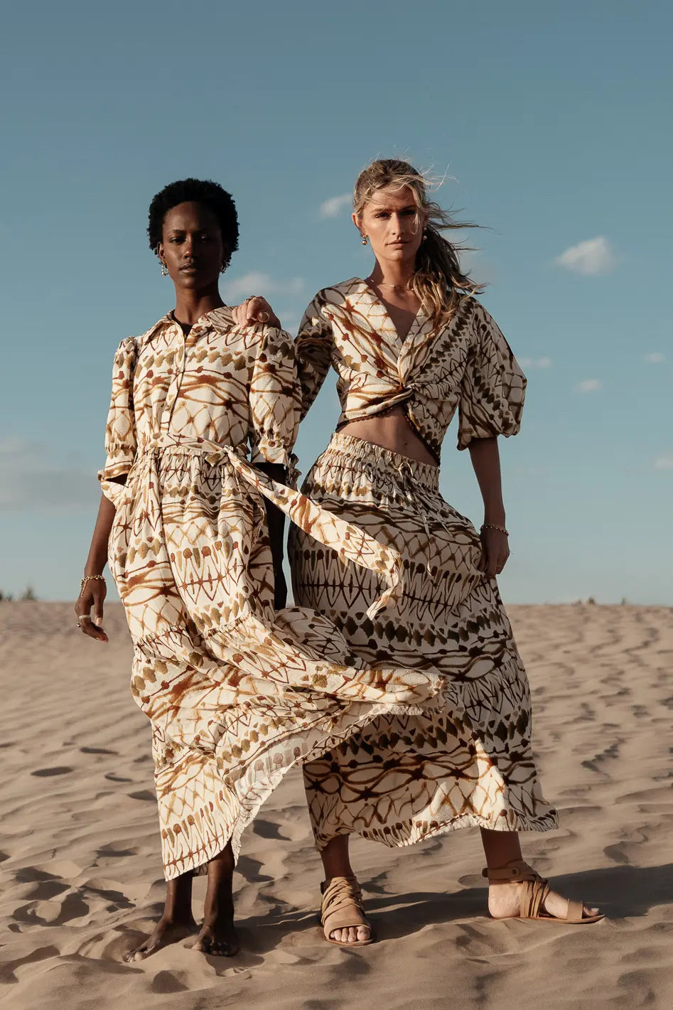 Tamara Abstract Midi Dress FINAL SALE