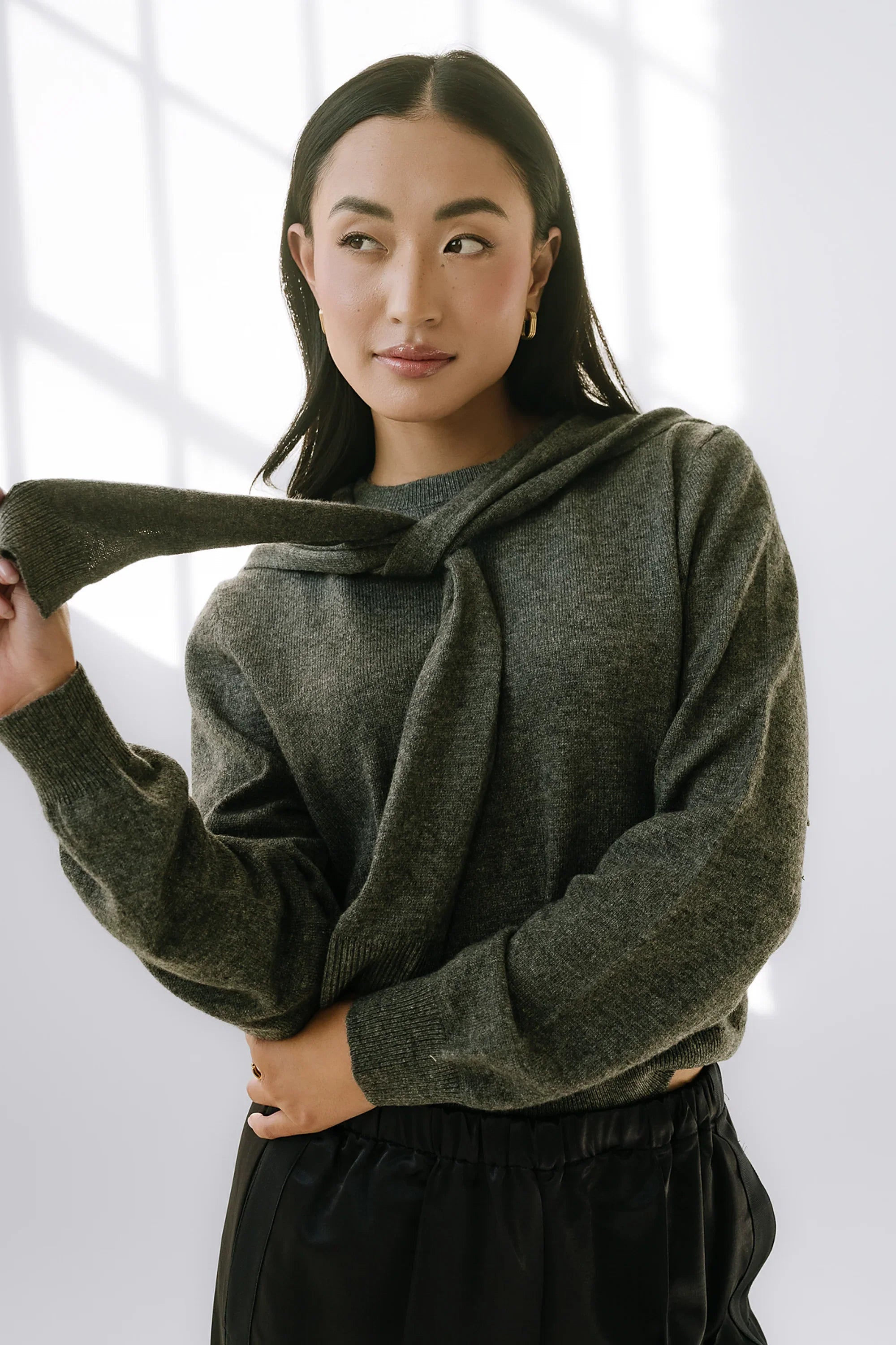 Raegan Tie Sweater