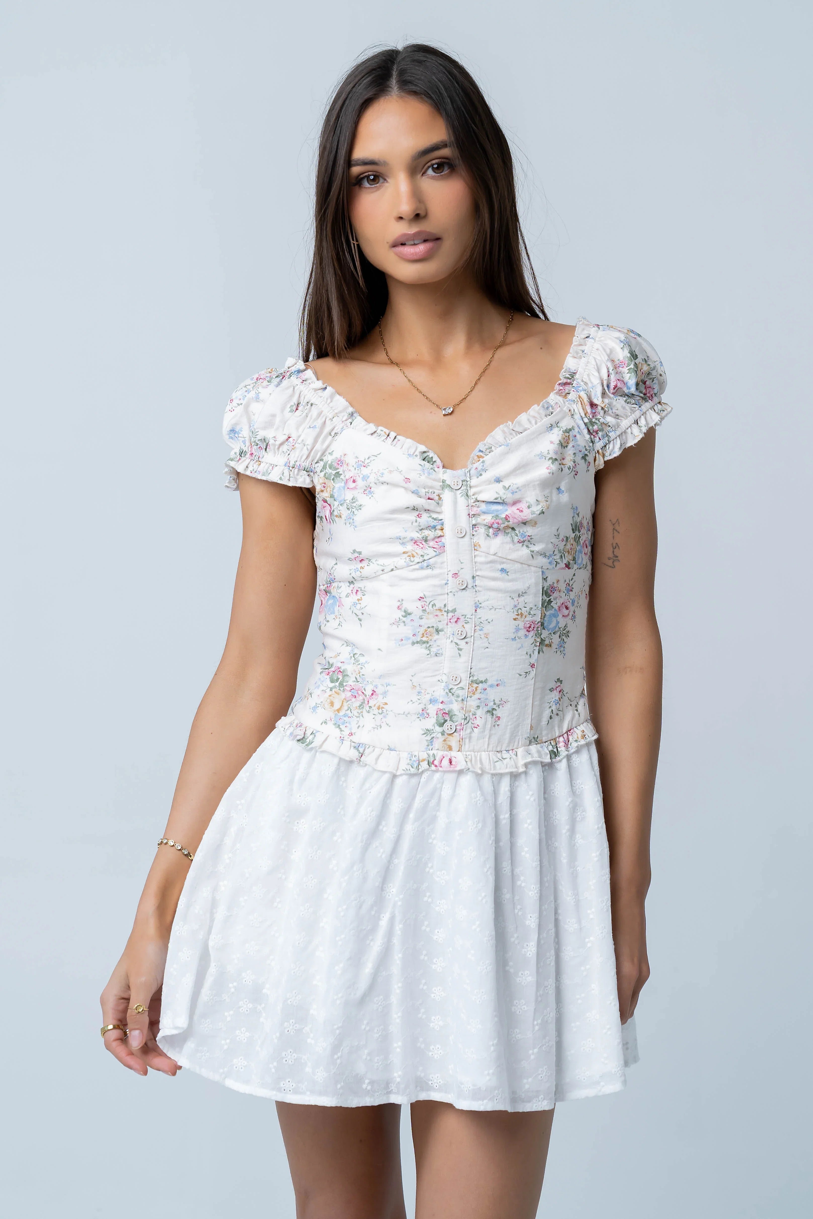 Maria Floral Mini Dress