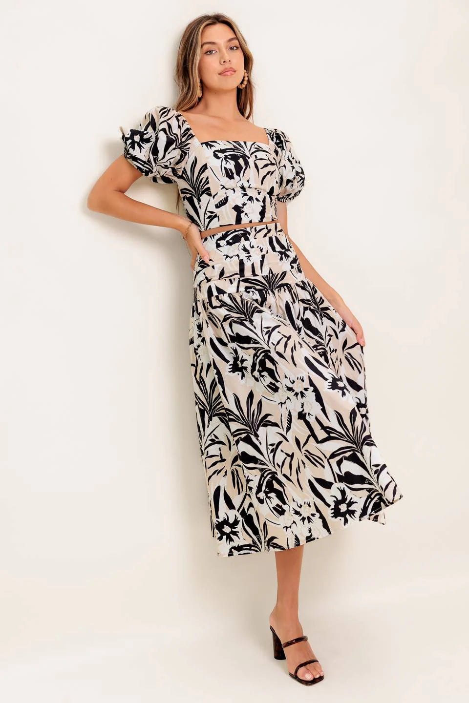 MILA ISLAND INSPIRED TOP SKIRT SET