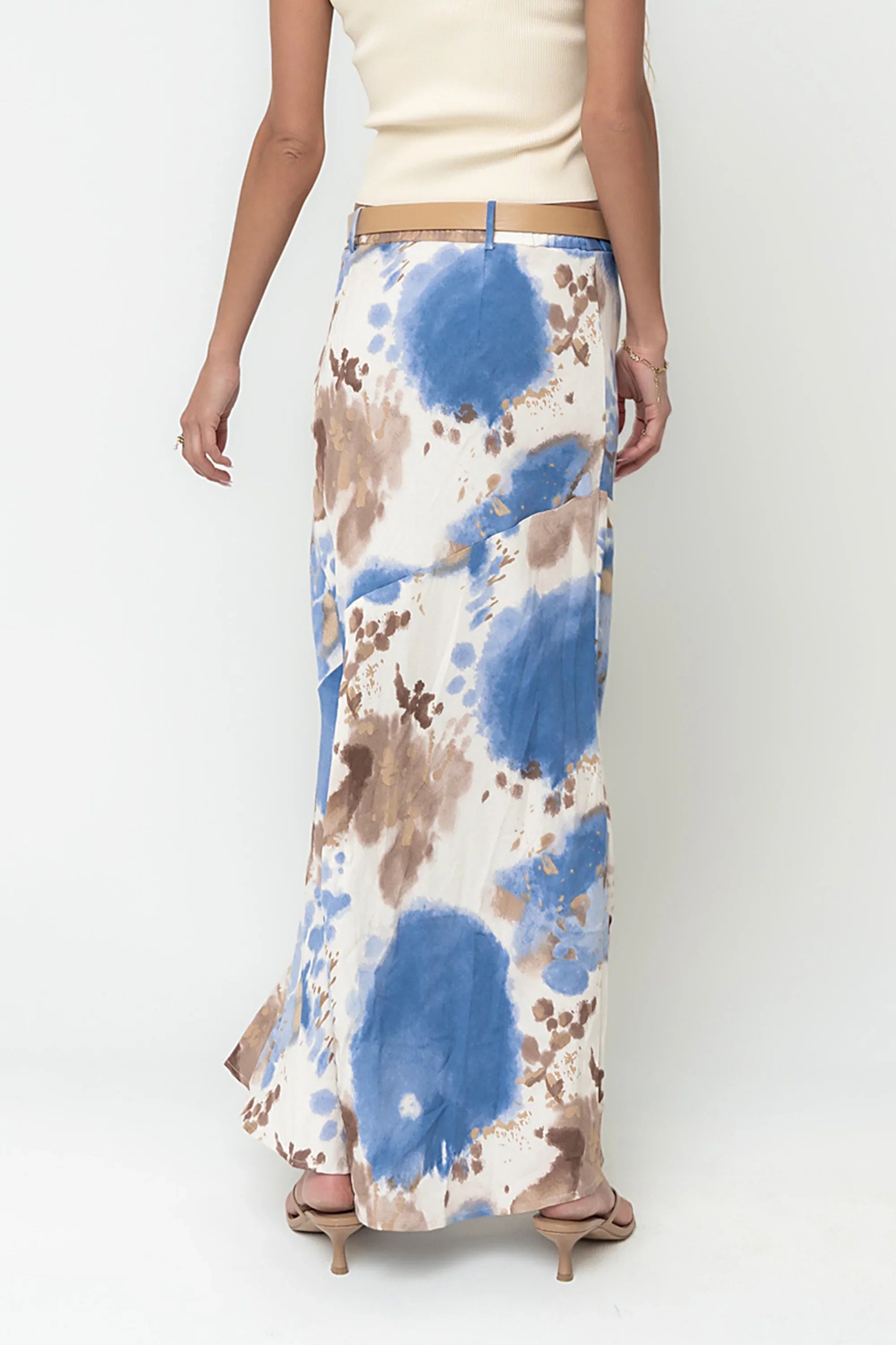 Jojo Watercolor Maxi Skirt