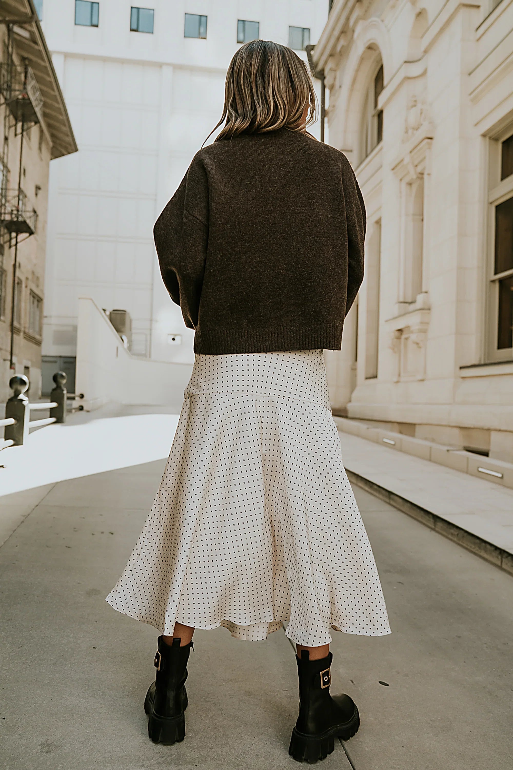 Everly Satin Midi Skirt FINAL SALE