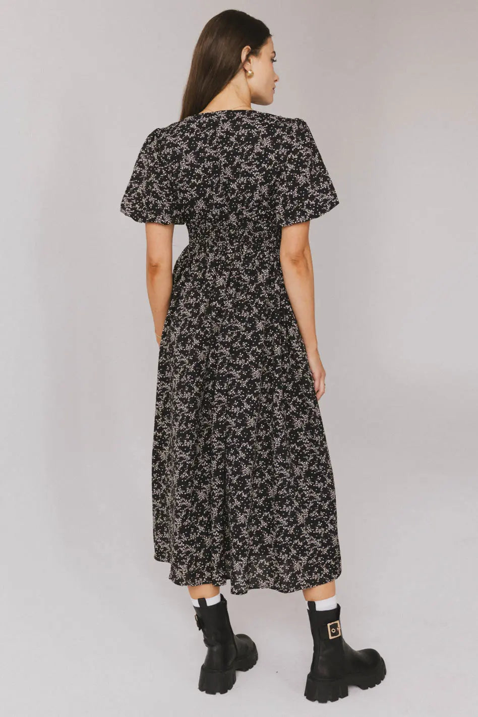 Elladine Floral Midi Dress FINAL SALE