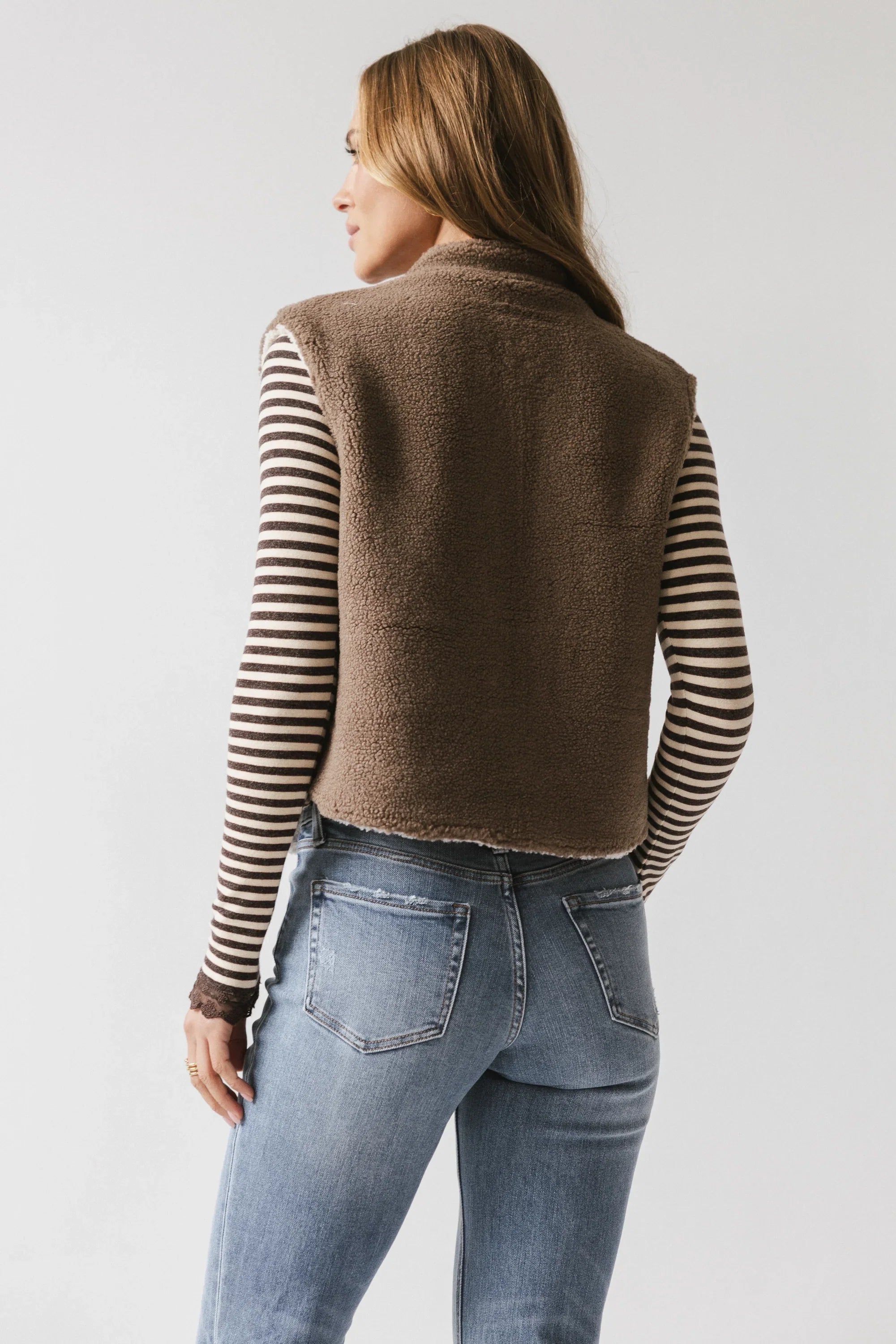 Maddox Reversible Sherpa Vest FINAL SALE