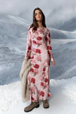 Melody Ultra Maxi Dress in Mauve FINAL SALE