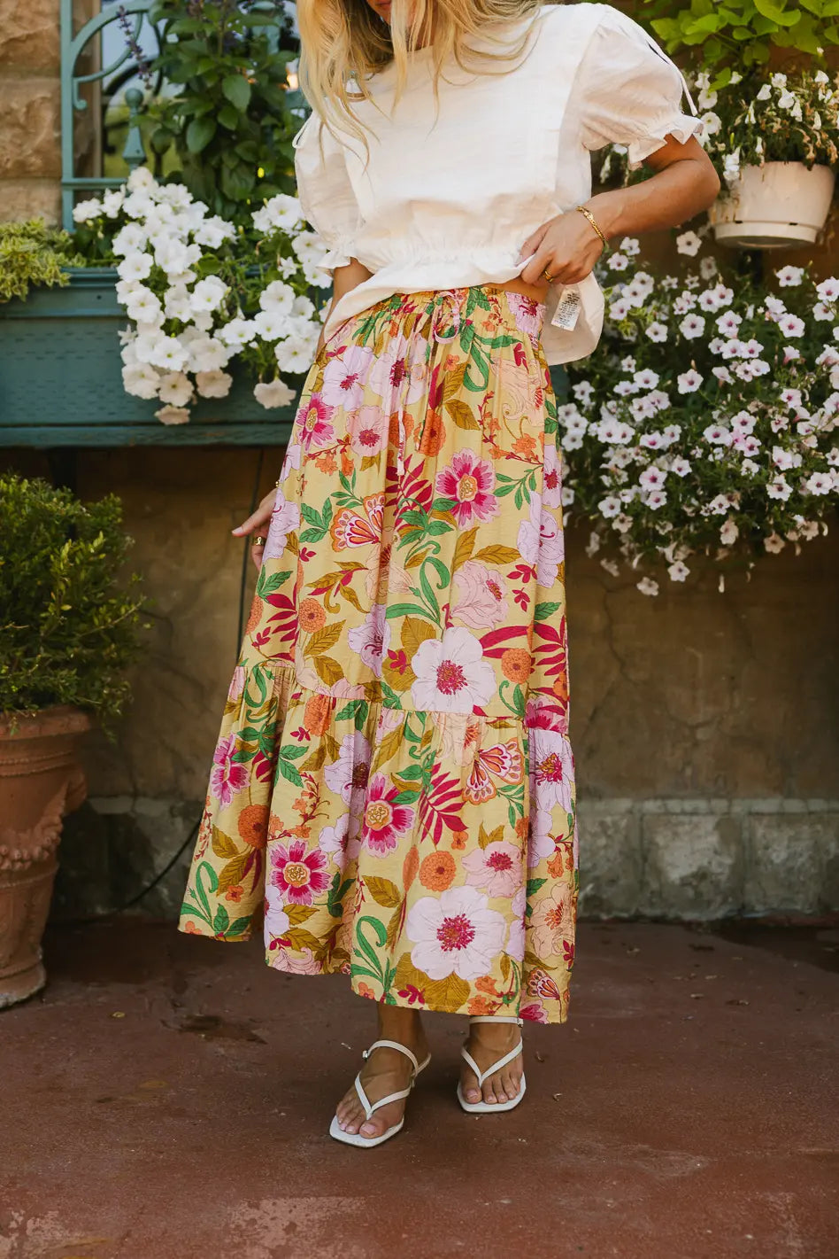 Cecily Floral Skirt FINAL SALE