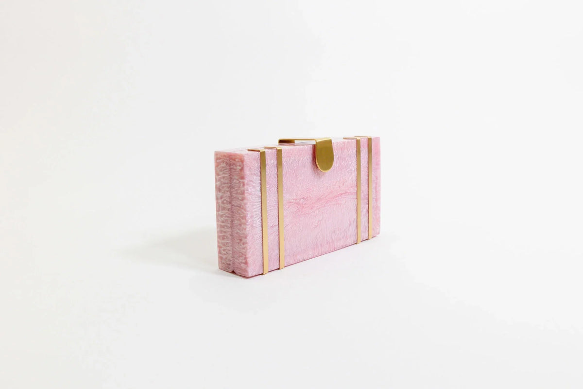 Opulent Clutch Rose Quartz