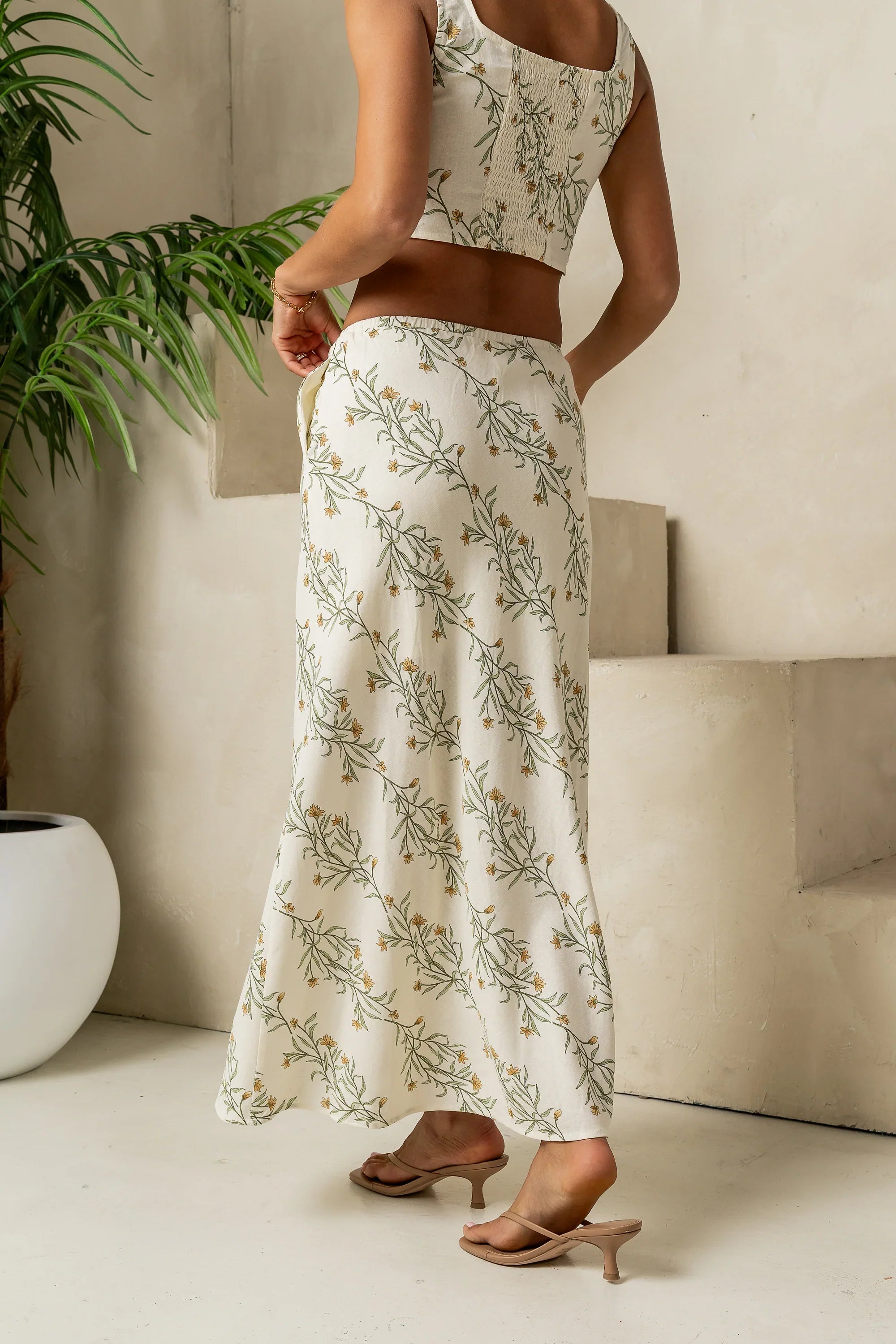 Hallie Floral Maxi Skirt FINAL SALE