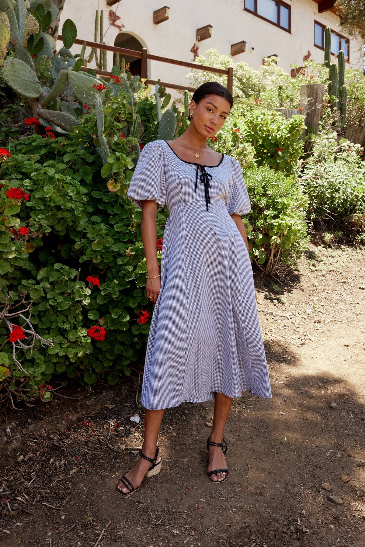Lilia Gingham Maxi Dress FINAL SALE