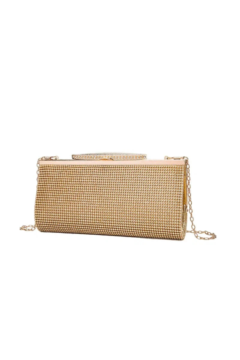 Womens Rhinestones Clutch Evening Bag