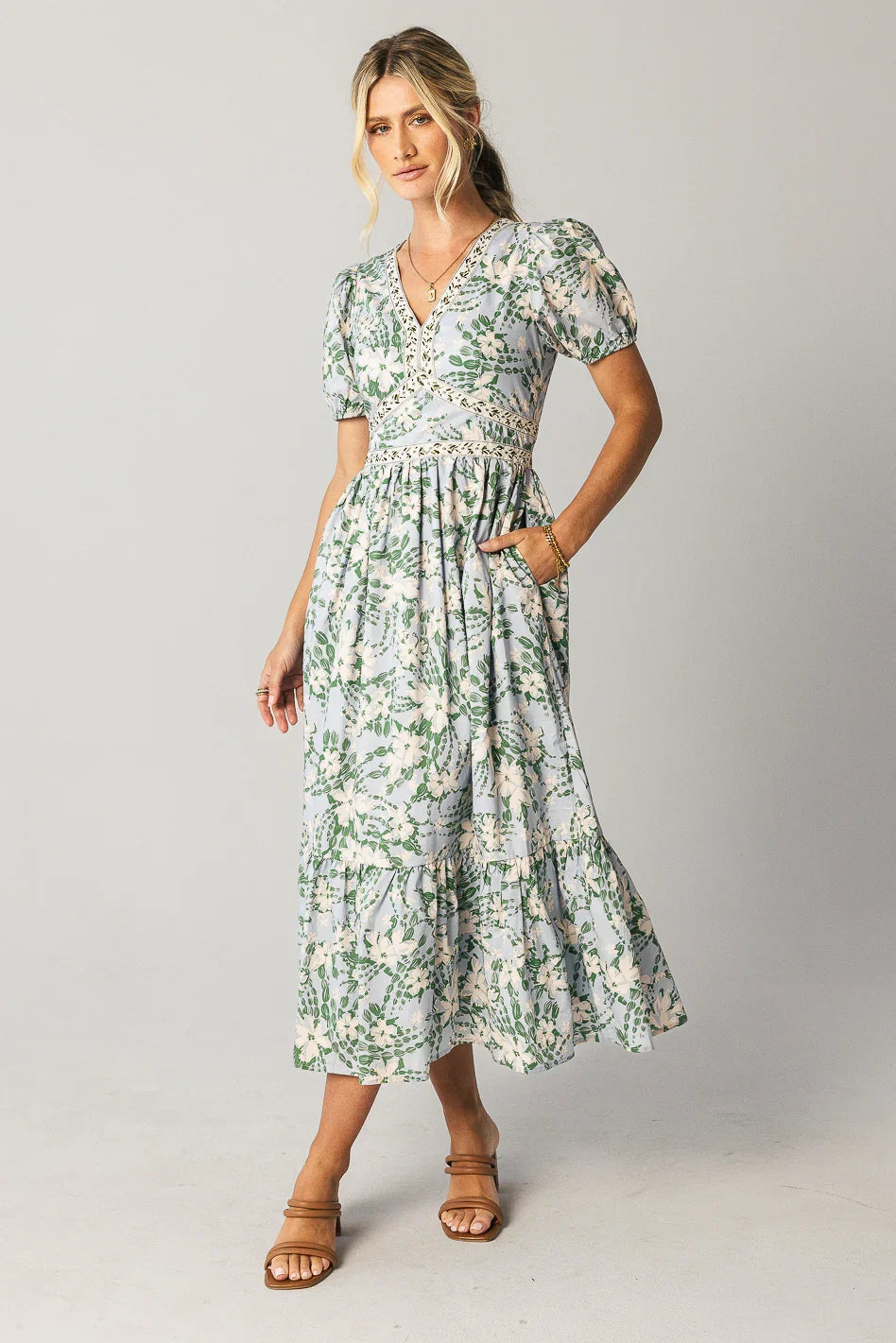 Teo Floral Maxi Dress FINAL SALE
