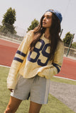 Route Cable Knit Sweater in Yellow FINAL SALE