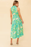 DAYS WITH YOU MIDI SHIRT DRESS GREEN