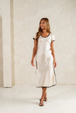Austia Midi Dress in Ivory