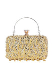 Womens Beaded Sequined Evening Clutch Bags