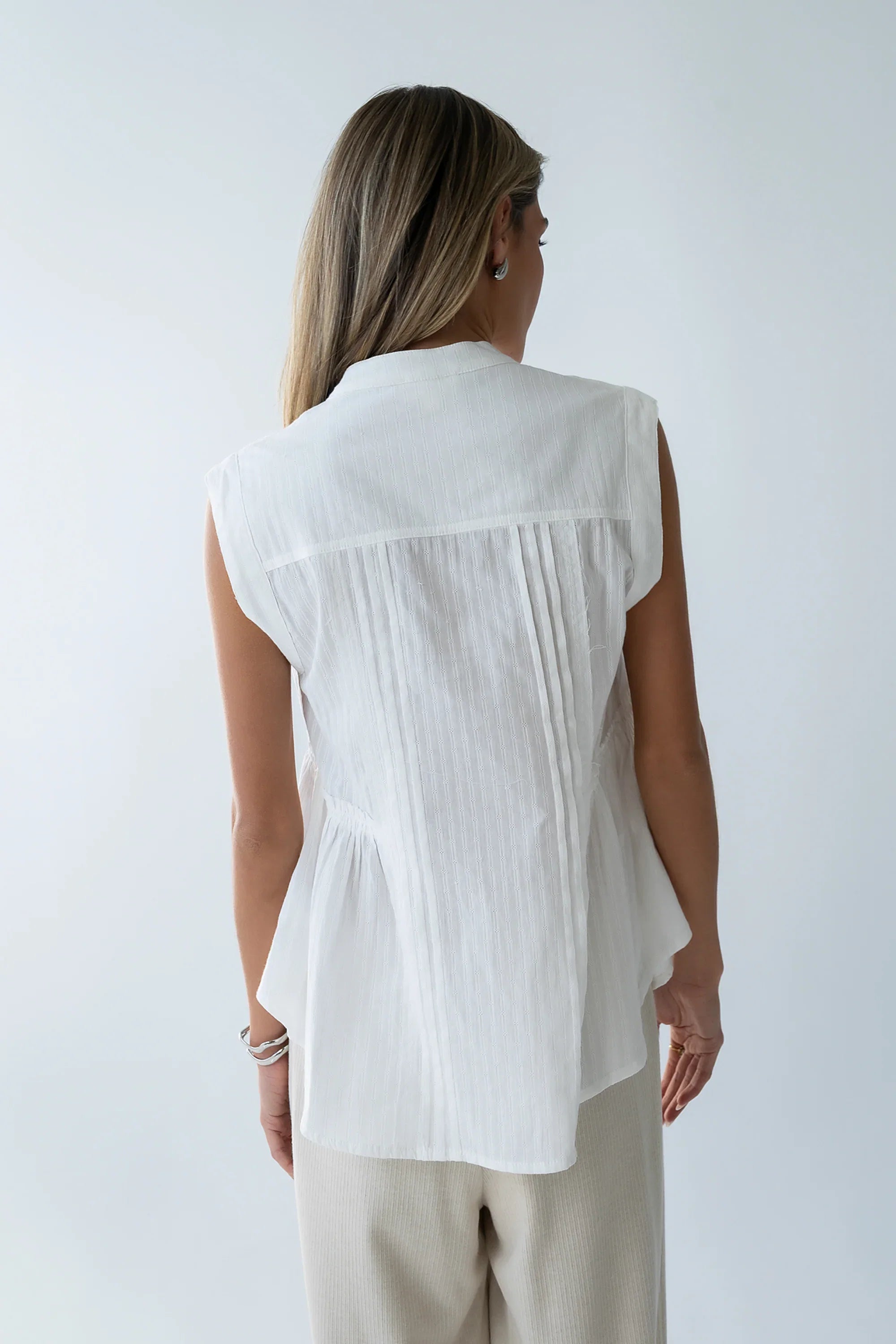 Halle Pleated Top