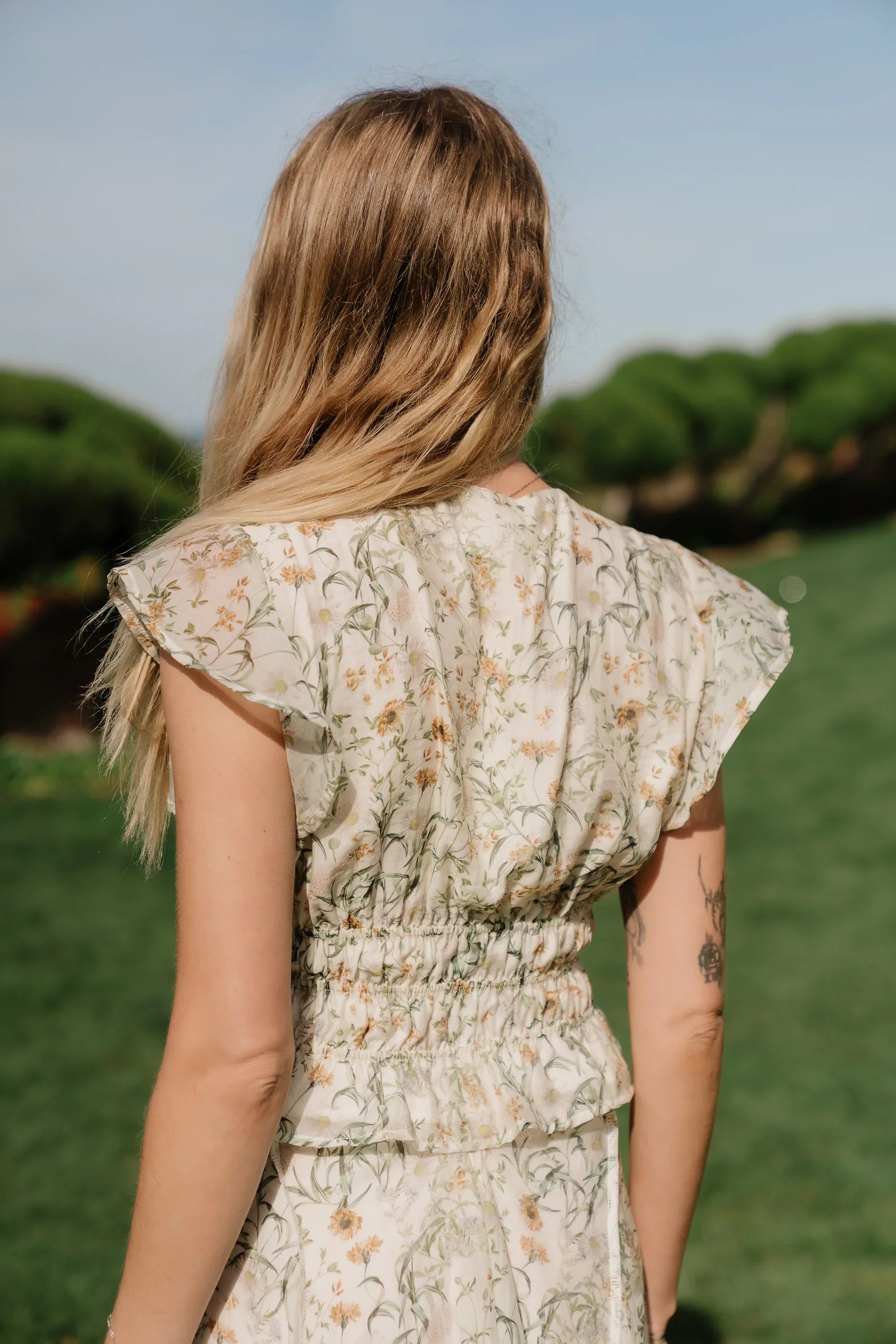 Carlie Floral Smocked Blouse
