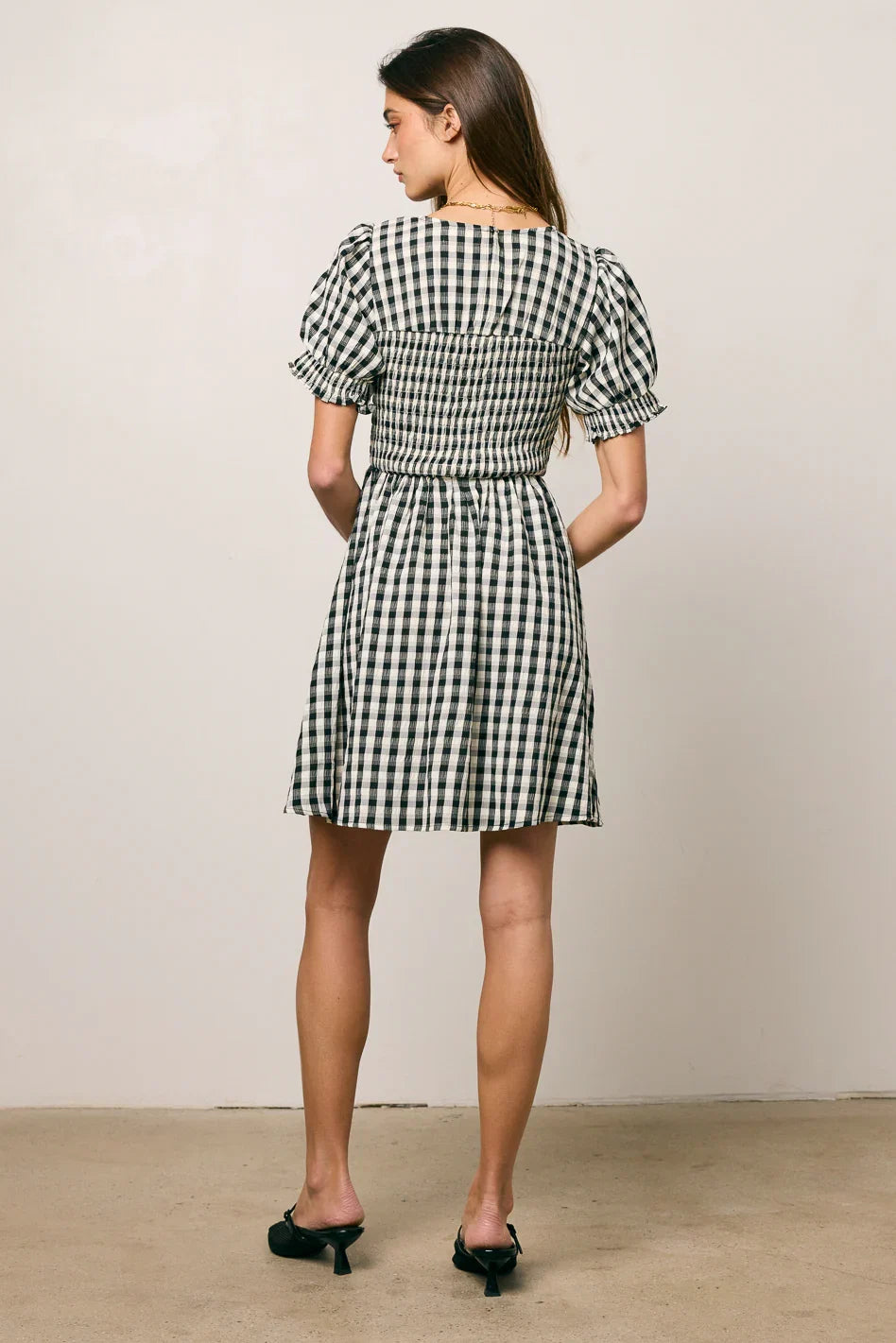 Shailee Smocked Mini Dress FINAL SALE