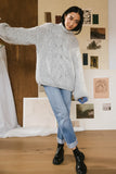 Anastasia Knit Sweater in Grey FINAL SALE