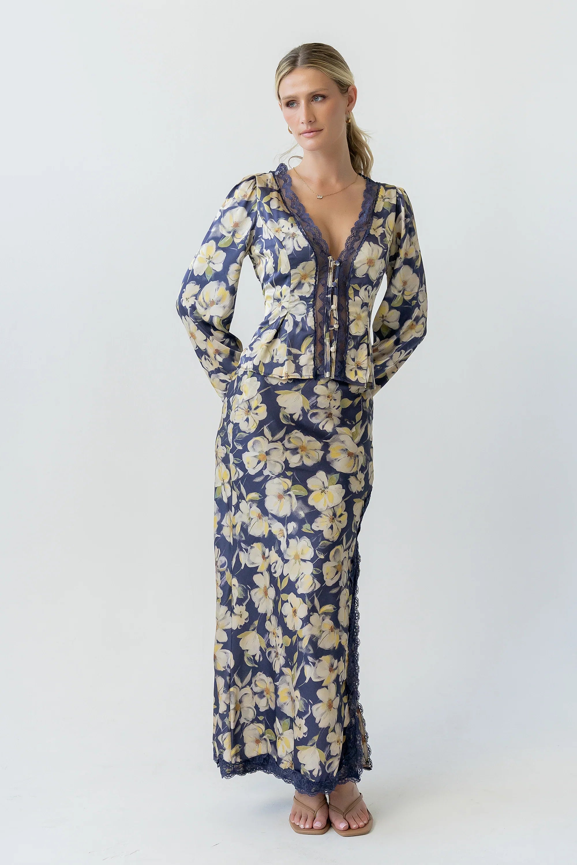 Kirsty Floral Maxi Skirt