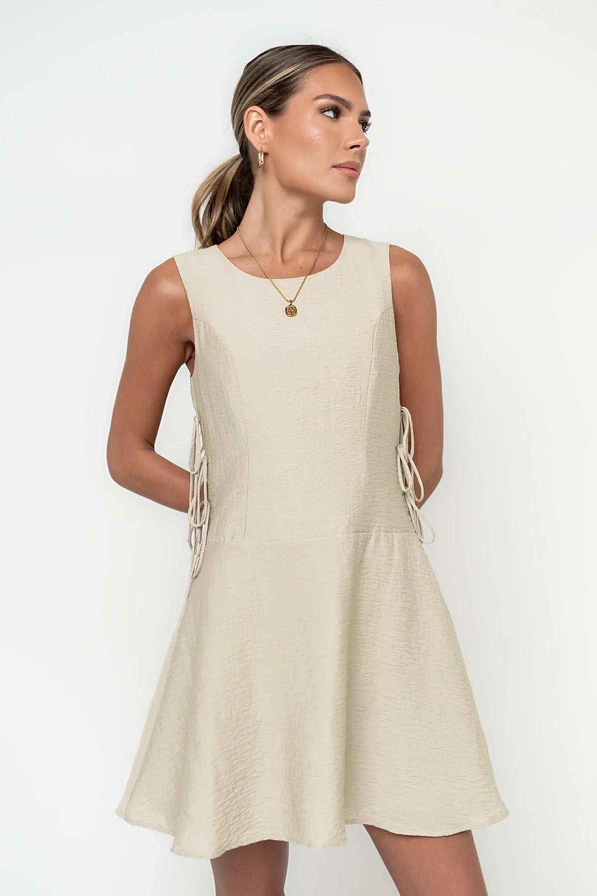 Korrie Crinkle Mini Dress