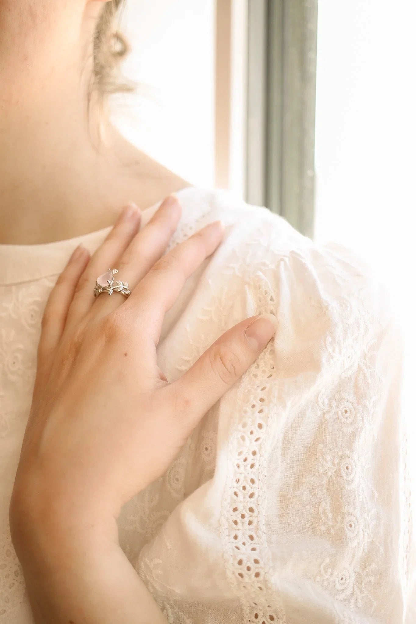 Seraphina Rose Quartz Ring