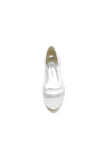 Simple Pointed Toe Mesh Slip on Low Heels