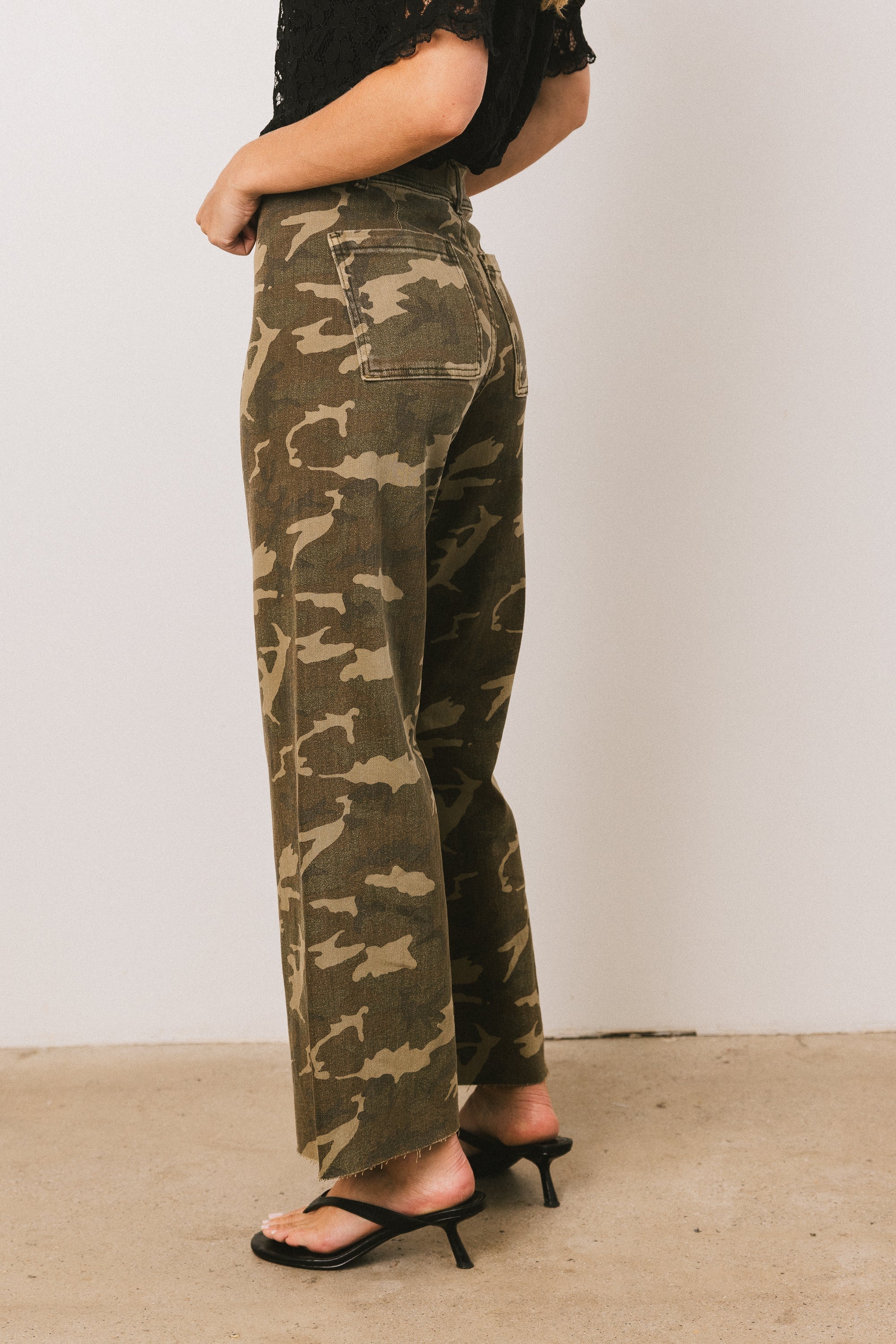 Atlas Camo Wide Leg Jeans FINAL SALE