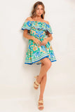 BRIA OFF THE SHOULDER MINI DRESS