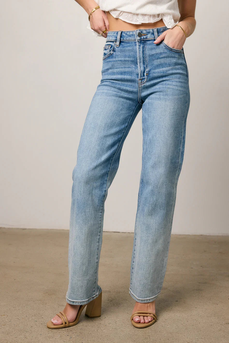 Croft Straight Leg Ombre Jeans FINAL SALE