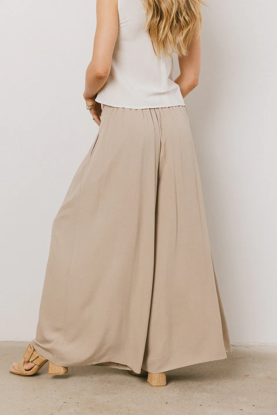 Kiaan Baggy Pants in Tan FINAL SALE