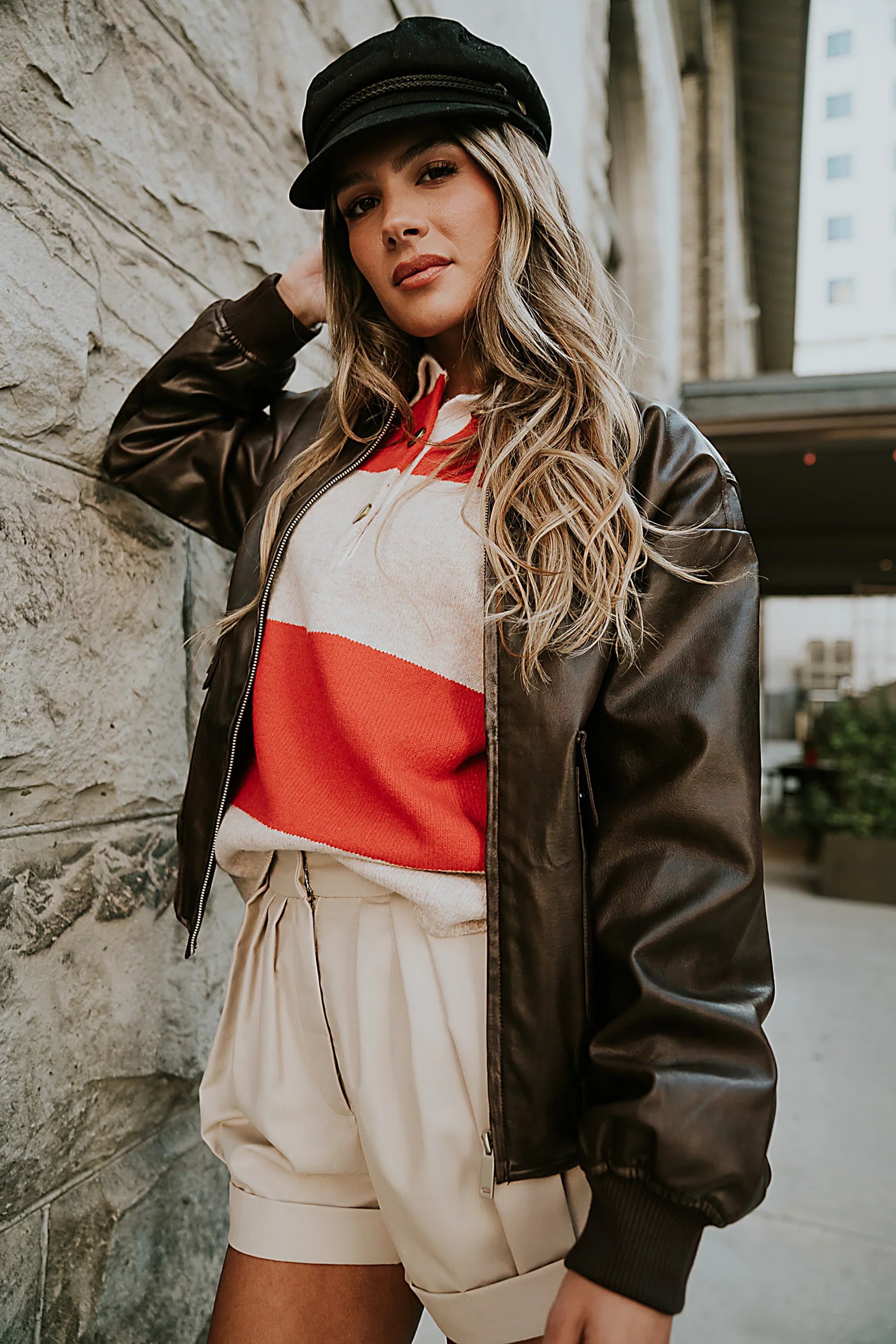 Siena Vegan Leather Jacket FINAL SALE