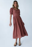 Demi Maxi Dress in Marsala