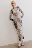 Jamie Watercolor Bodycon Dress FINAL SALE