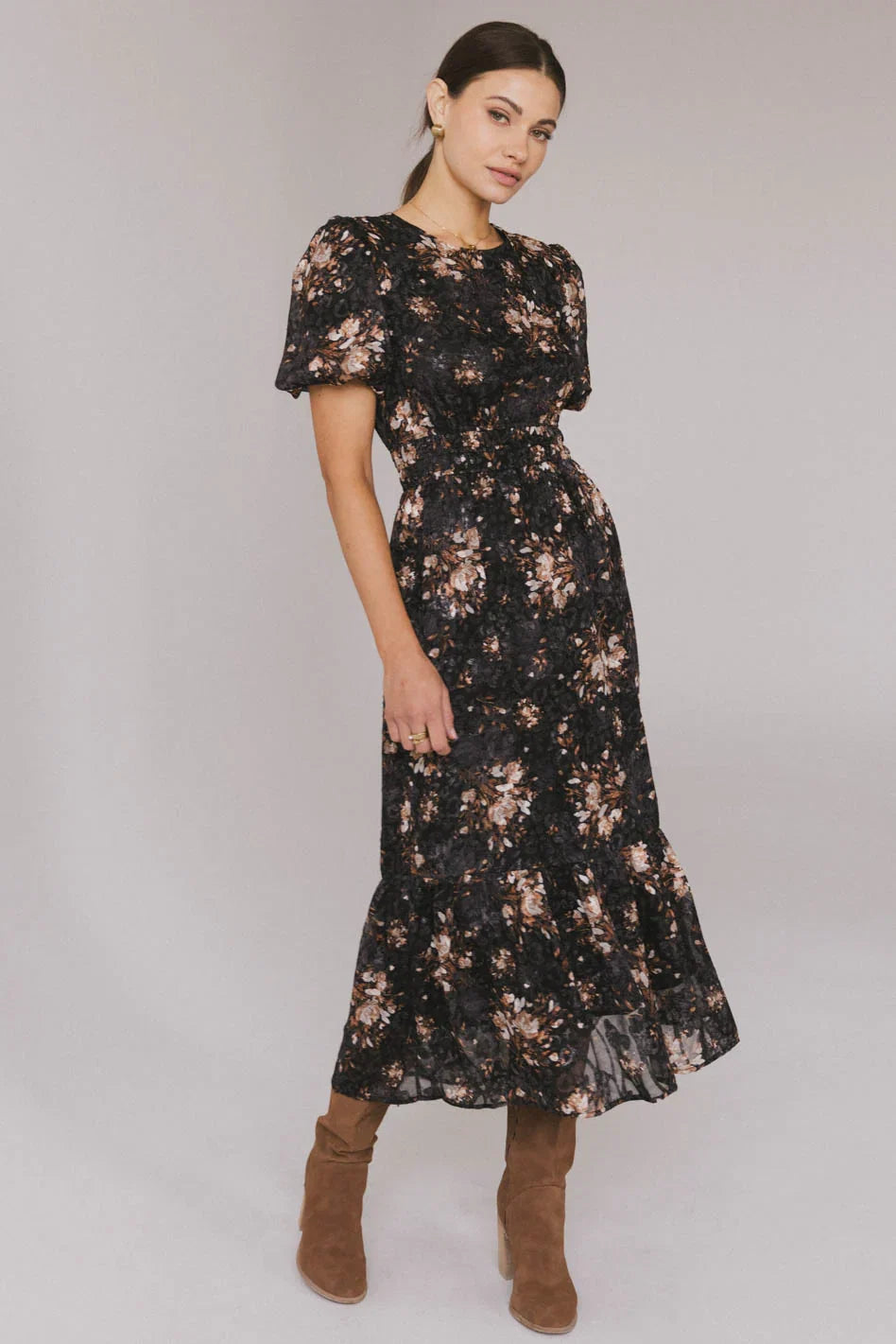 Mirren Floral Midi Dress FINAL SALE