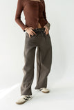 Maribel Barrel Sweatpants in Charcoal FINAL SALE