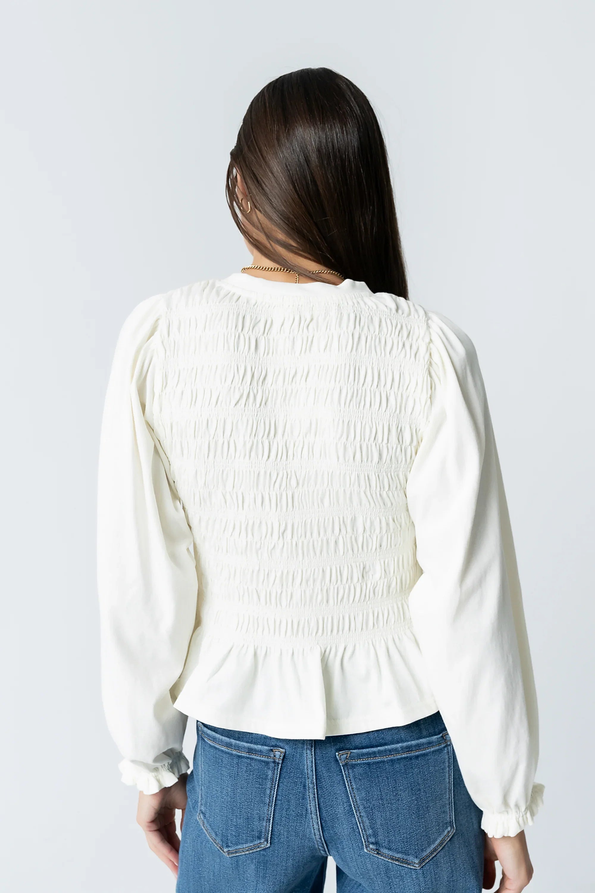 Jodie Shirred Top