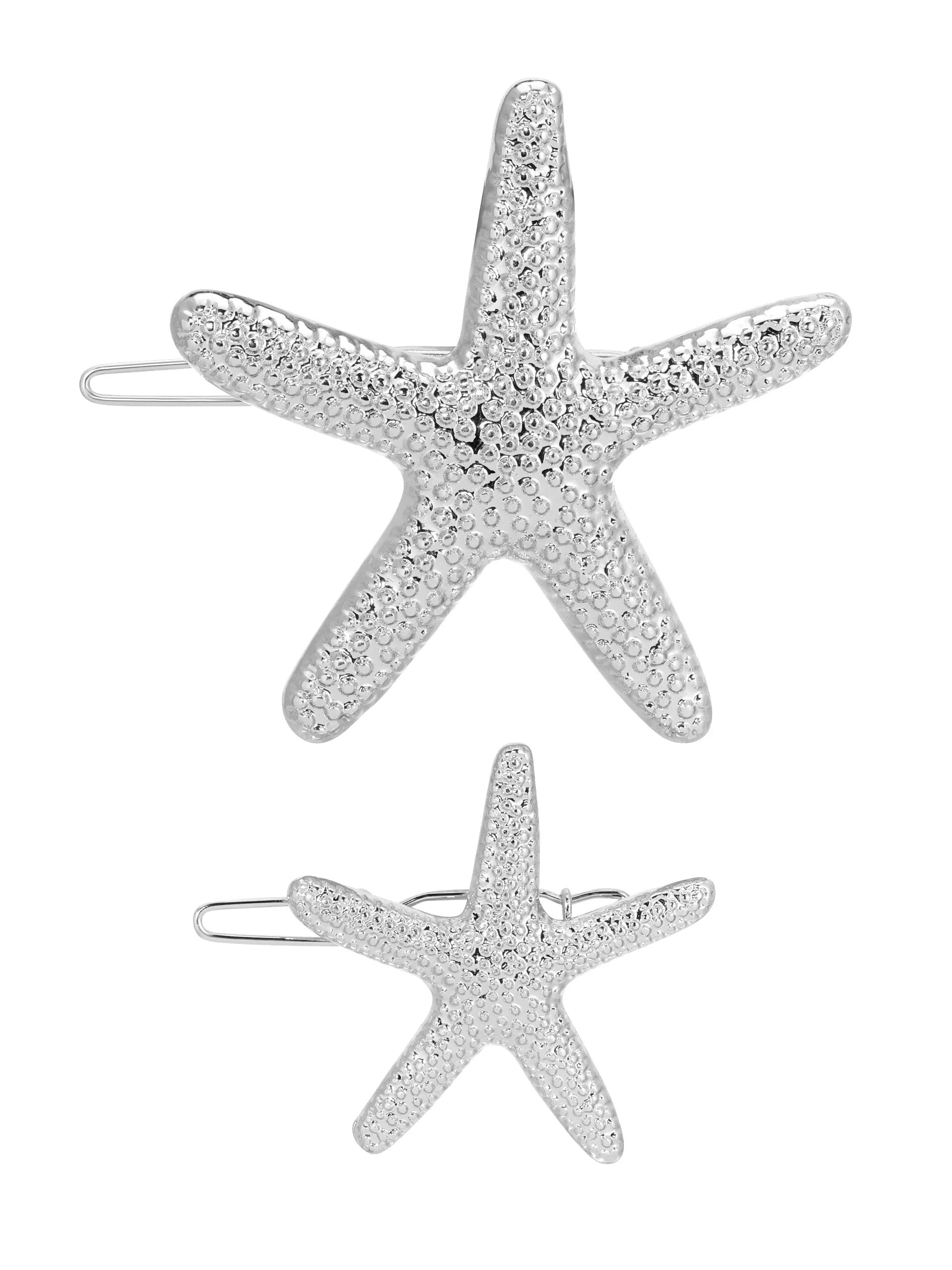Starfish Barrette Set