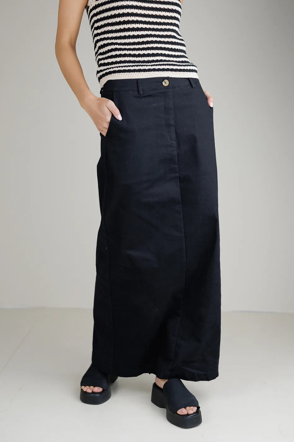 Madelynn Skirt in Black FINAL SALE