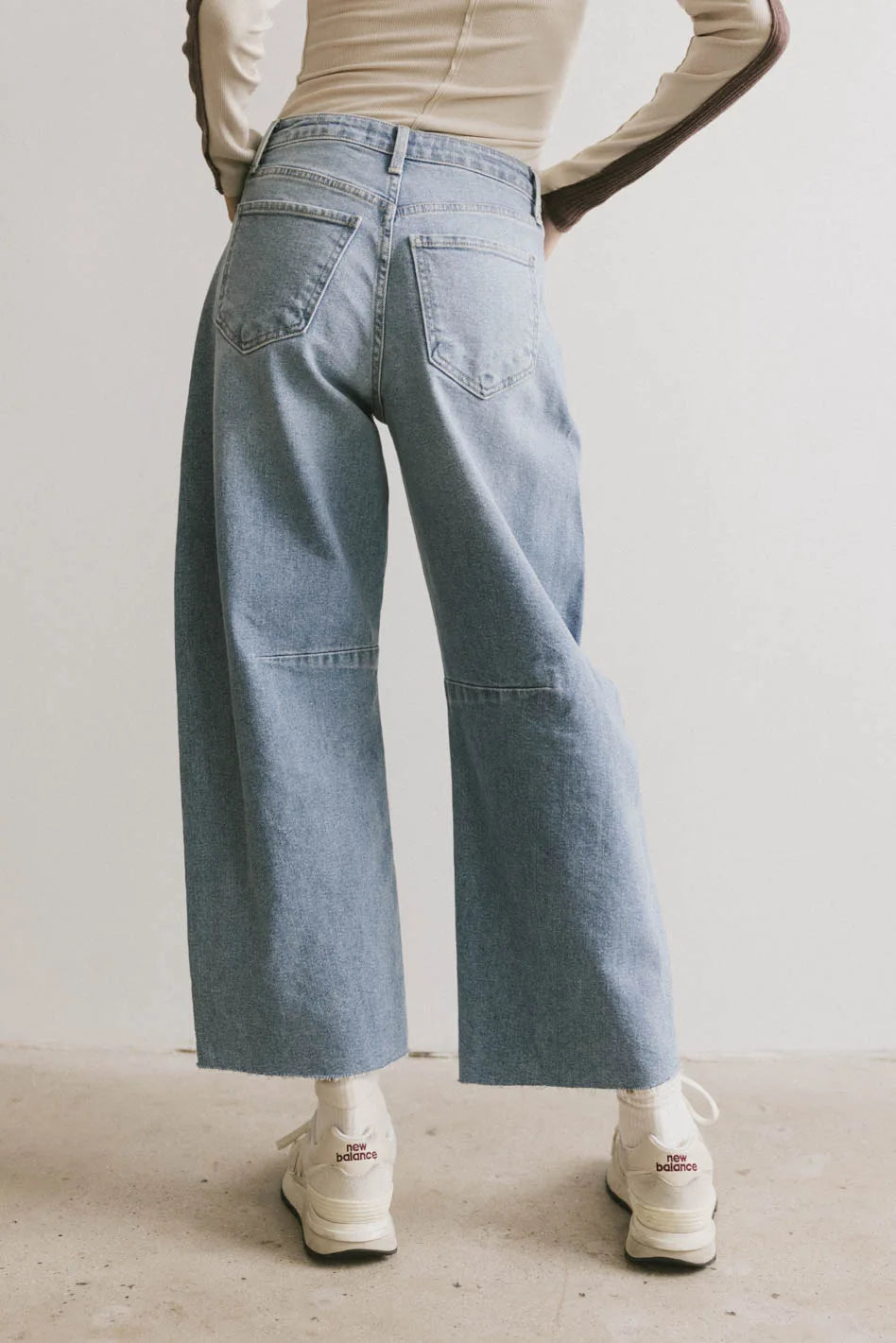 Juliette Barrel Jeans in Light Wash FINAL SALE