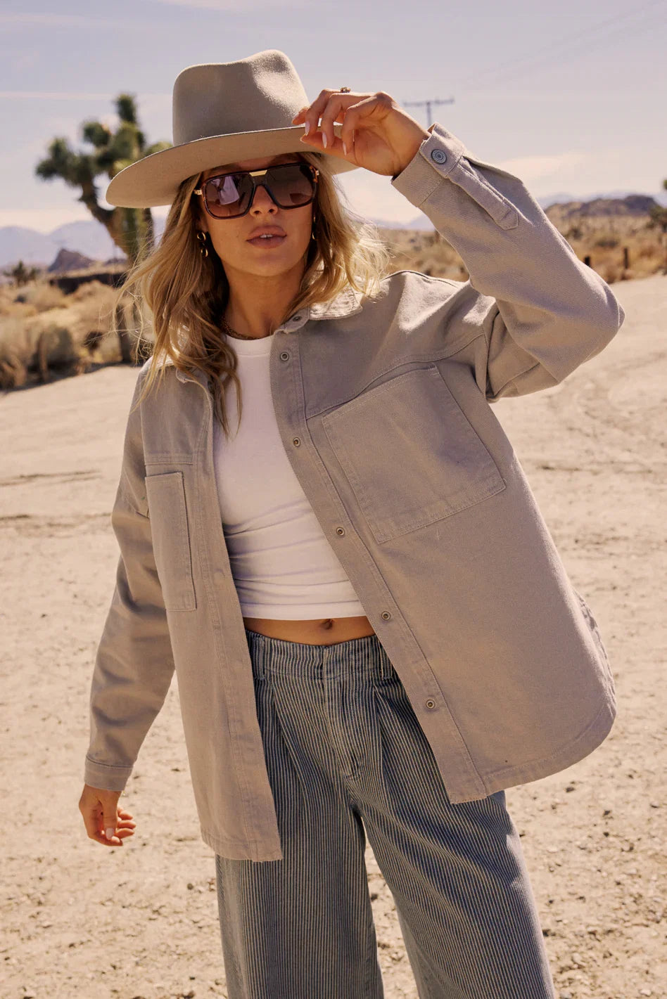 Imani Oversized Denim Jacket FINAL SALE