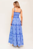 WESTON MAXI DRESS BLUE