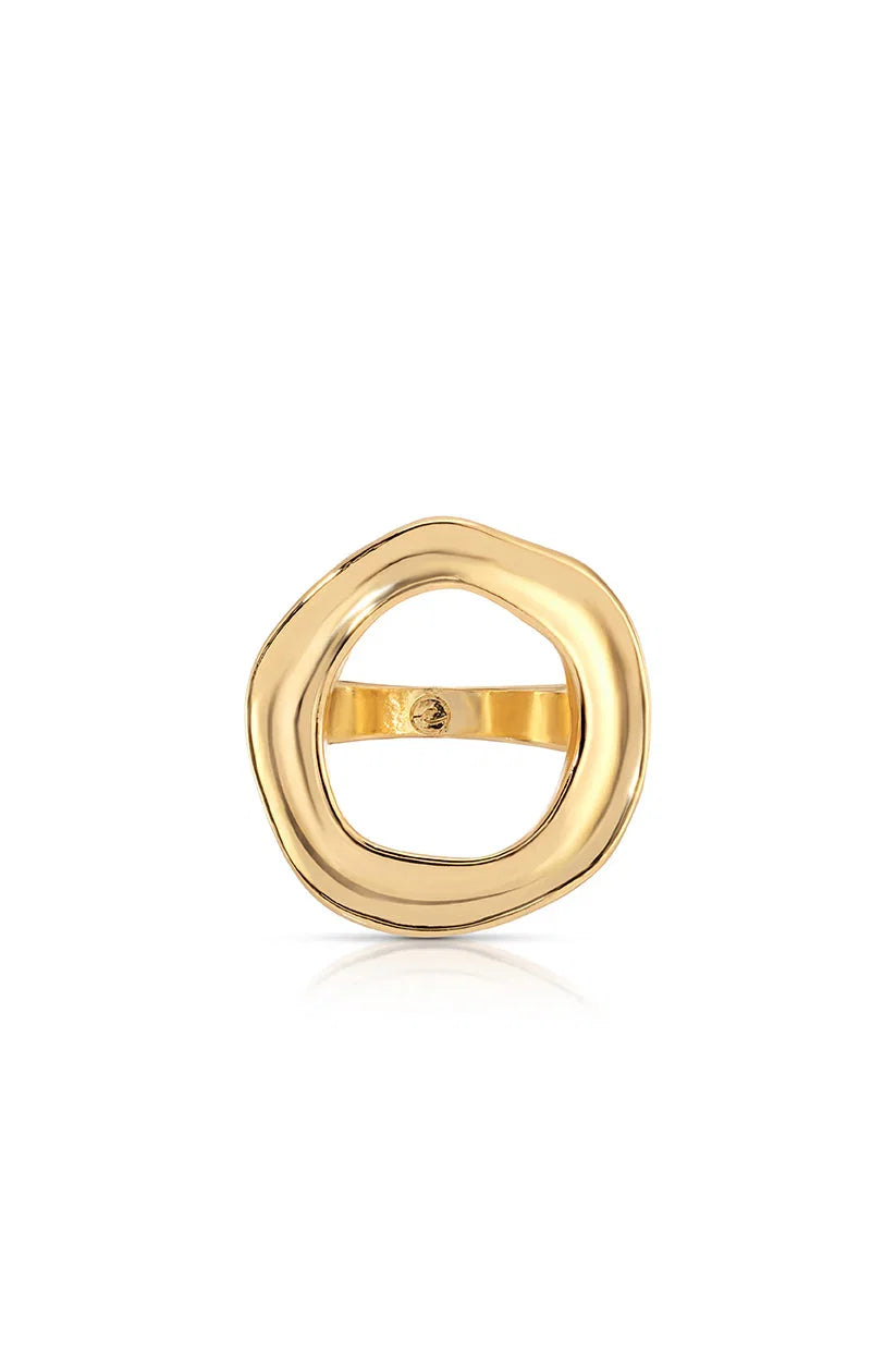 Open Circle Statement Ring