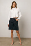 Lydia Bermuda Shorts in Black