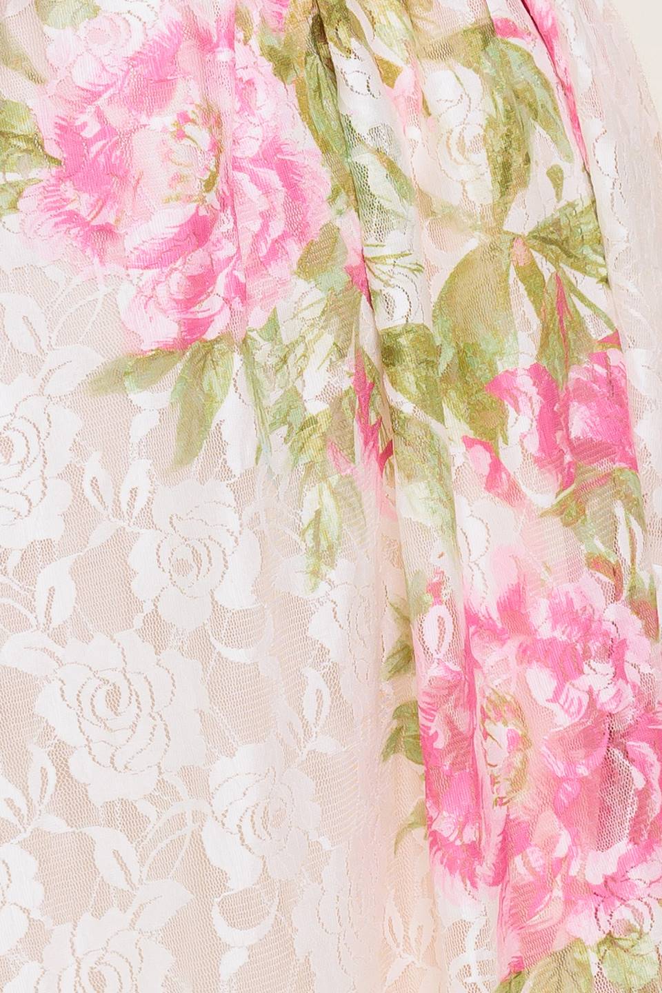 ROSE GARDEN IVORY LACE HALTER MAXI DRESS