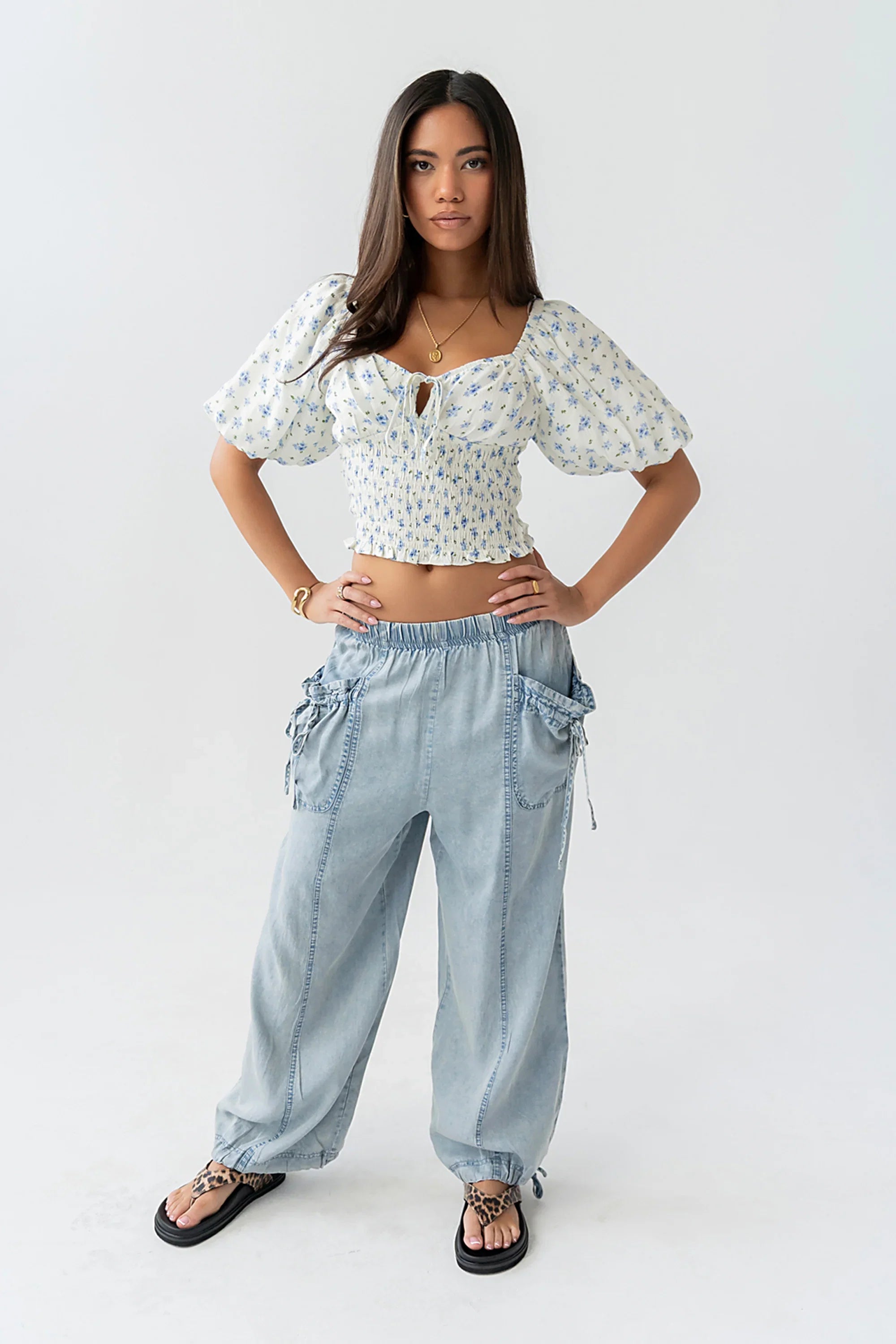 Brin Floral Top